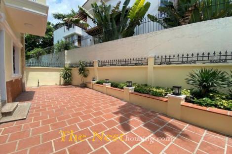 Charming villa for rent in Thao Dien, 4 bedrooms, partly furnished