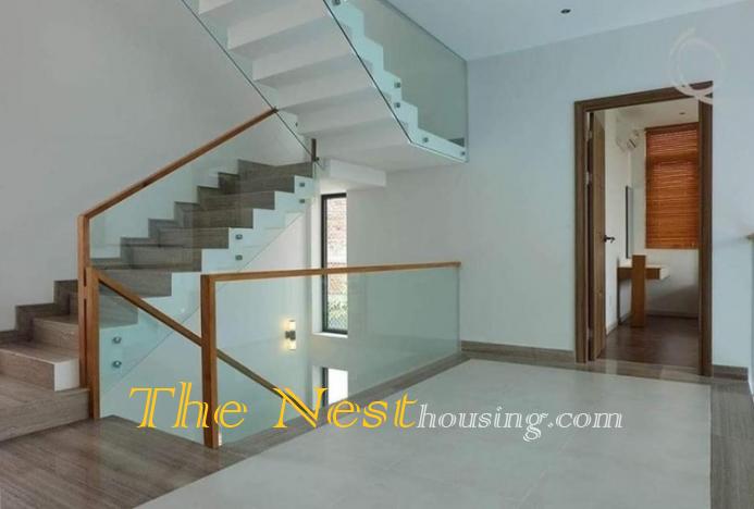 Modern villa for rent in compound Thao Dien D2