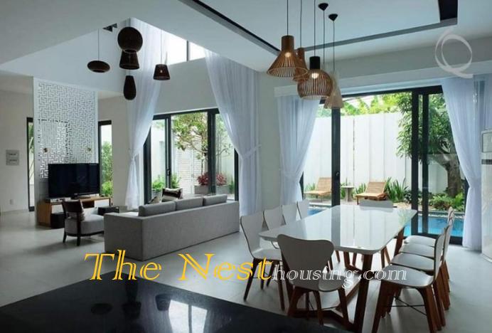 Modern villa for rent in compound Thao Dien D2