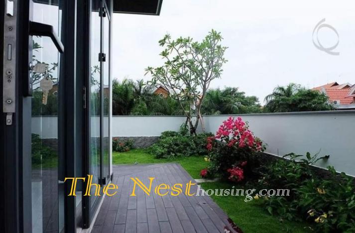 Modern villa for rent in compound Thao Dien D2