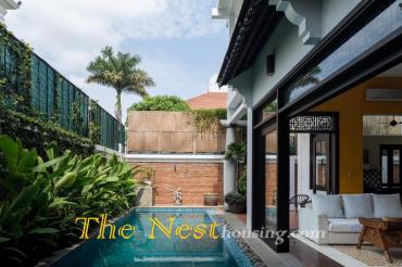 Charming villa for rent, private swimming pool, District 2