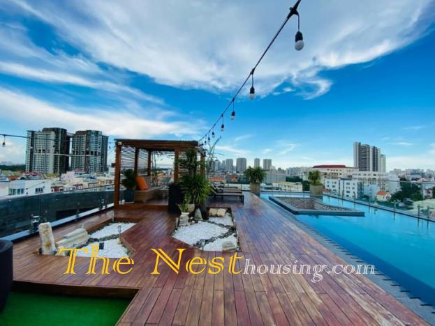 Service apartment 2- 3 bedrooms in Thao Dien