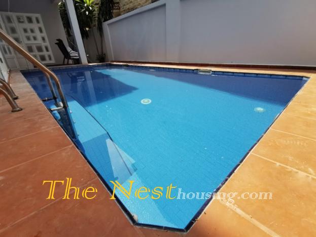 house for rent District 2 HCMC, Thao Dien ward, Swimming pool