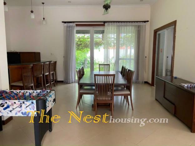 Villa for rent in compound Thao Dien