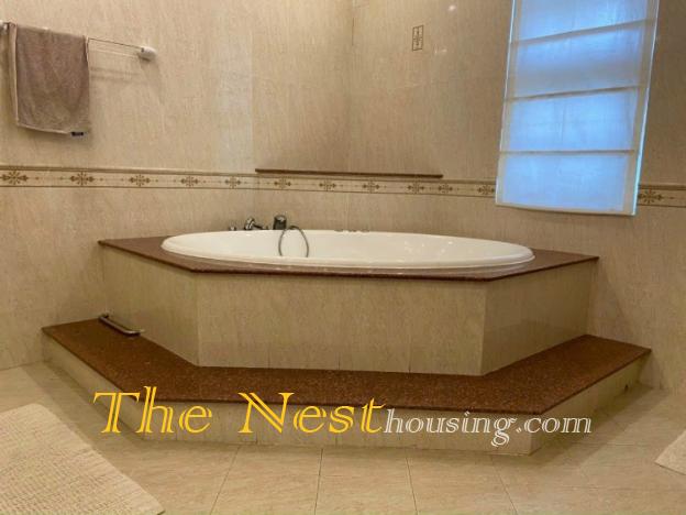 Villa for rent in compound Thao Dien