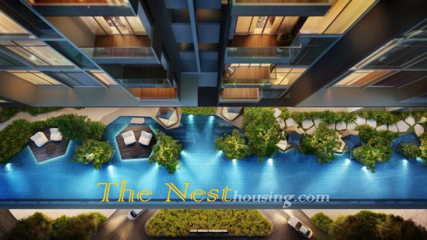 Luxury apartment 2 bedrooms for rent in The Crest Residences
