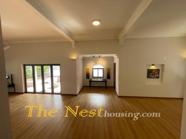 Villa for rent in compound Thao Dien