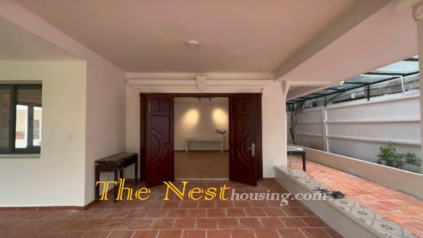 Villa for rent in compound Thao Dien