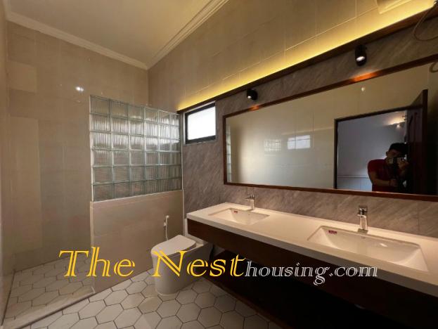 Villa for rent in compound Thao Dien