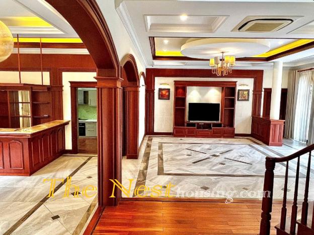 Awesome villa for rent with garden an pool, 2 floor in An Phu Thu Duc city