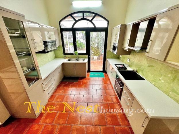 Awesome villa for rent with garden an pool, 2 floor in An Phu Thu Duc city