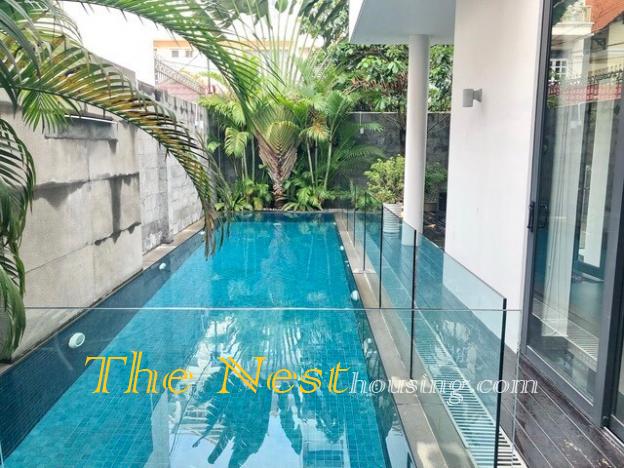 Modern house for rent in Thao Dien, 4 bedrooms, swimming pool