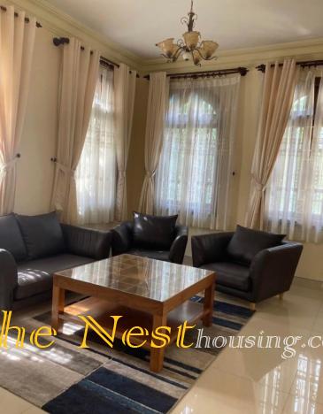 Nice villa for rent in compound, 4 bedrooms, garden and swimming pool, 3500USD