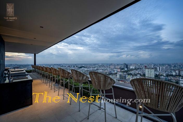 Luxury apartment 3 bedrooms for rent in The MarQ District 1