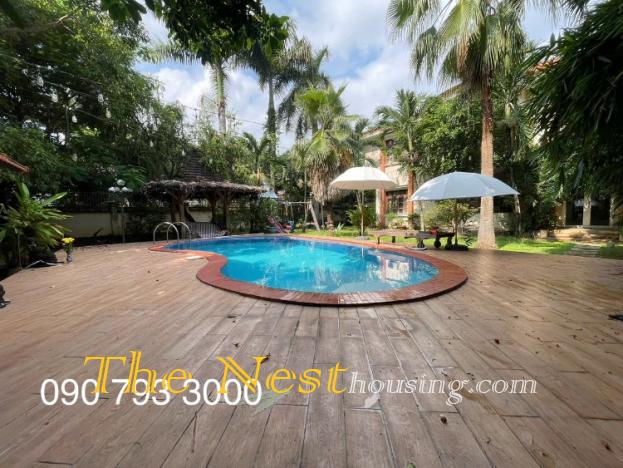 Villa pool and Garden for Lease in Thao Dien Thu Duc city