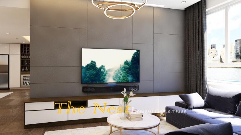 Combine apartment for rent in Thao Dien