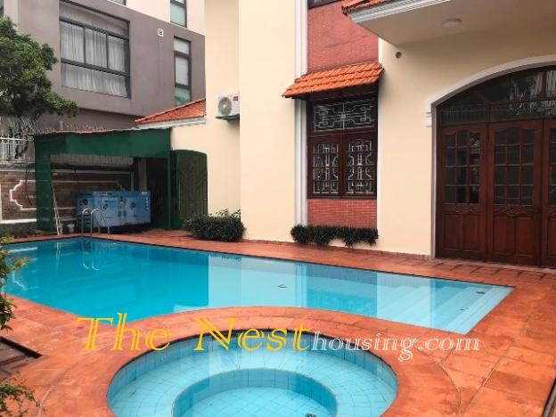 House 1 floor with 4 bedrooms, private swimming pool in Dist 2