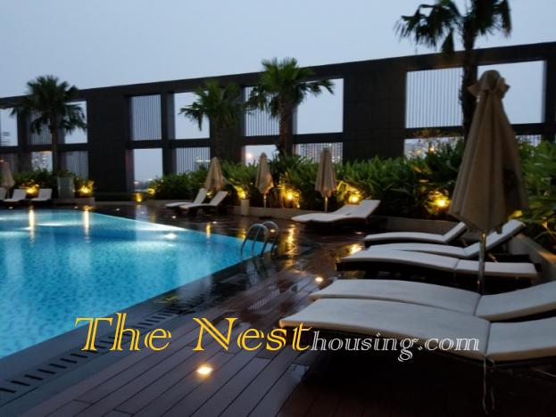 Modern apartment 4 bedrooms for rent in Masteri Thao Dien