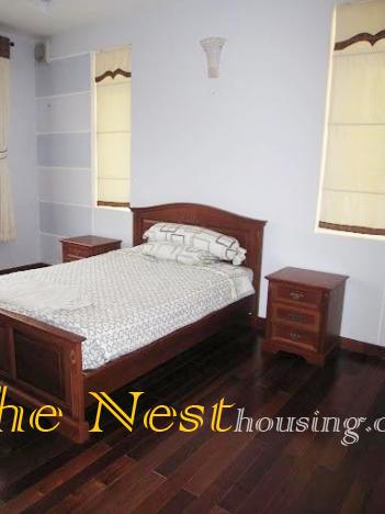 Villa for rent in compound Thao Dien