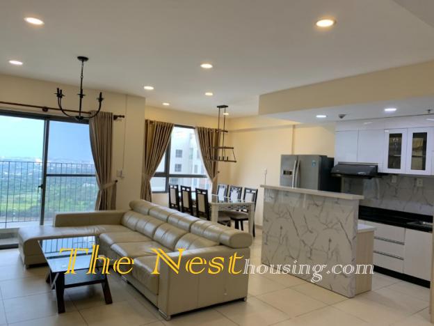 Modern apartment 4 bedrooms for rent in Masteri Thao Dien