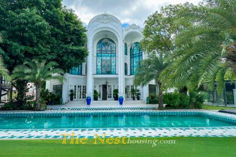 Beautiful Riverside villa for rent in Thao Dien