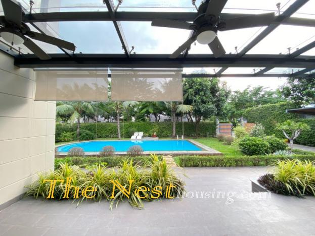 Luxury villa for rent in Thu Duc city close to Sai gon Hi-tech Park
