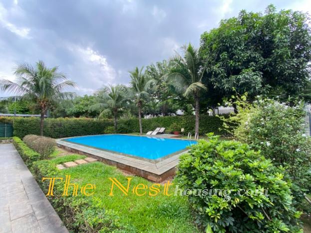 Luxury villa for rent in Thu Duc city close to Sai gon Hi-tech Park