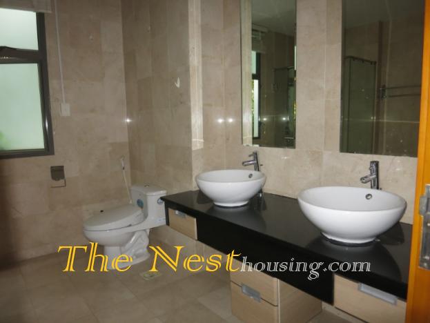 Modern villa for rent in compound on Giang Van minh street