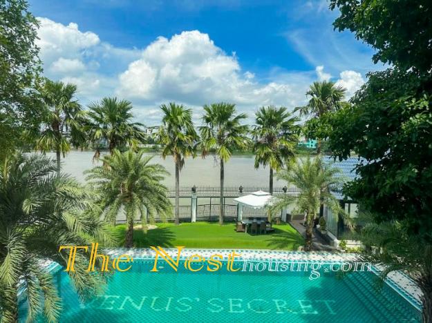 Beautiful Riverside villa for rent in Thao Dien