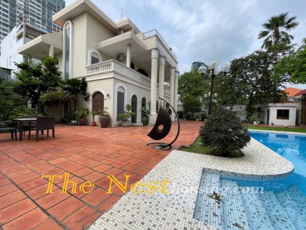 VILLA WITH GARDEN & SWIMMING POOL close THE VISTA, AN PHU, DISTRICT 2 HCMC
