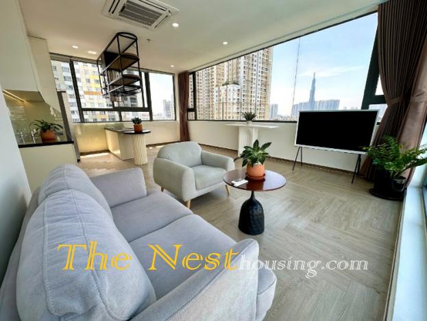 Penthouse 2-Bedroom Apartment for Rent – Thao Dien, District 2
