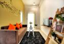 Lotus one bedroom apartment living room 1