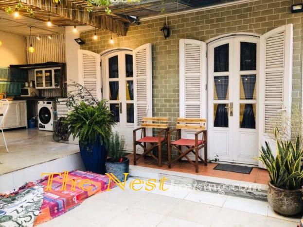 Serviced apartment for rent in District 2 beautiful private garden