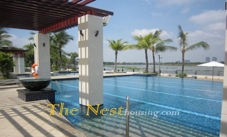 House for rent in Riviera compound dist 2, HCMC, 5 beds, garden-pool