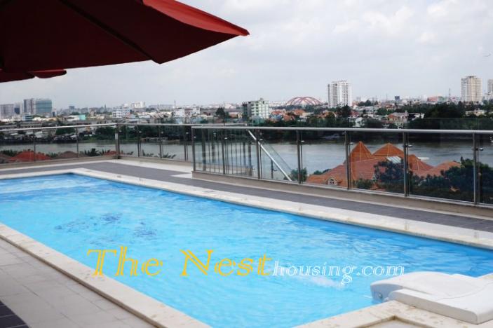 Serviced apartment for rent in Thao Dien