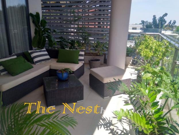Serviced apartment for rent in Thao Dien