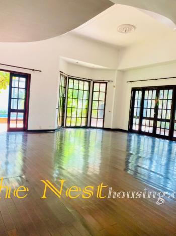 Charming villa for rent in Thao Dien, swimming pool and garden, 4 bedroom, partly furnished