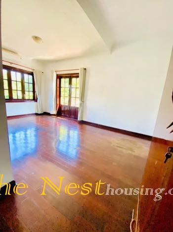 Charming villa for rent in Thao Dien, swimming pool and garden, 4 bedroom, partly furnished