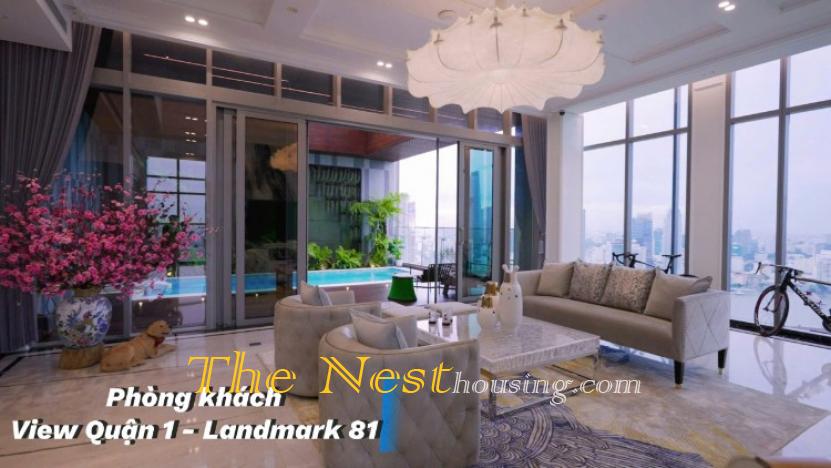 Penthouse EMPIRE CITY 379sqm with 3 bedrooms, Private pool, District 2 HO CHI MINH CITY