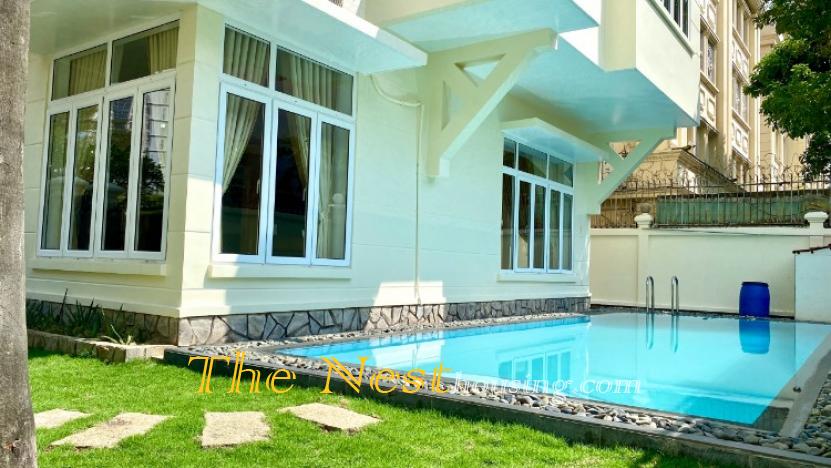 Villa in Thao Dien for rent 4 bedroom private swimming pool