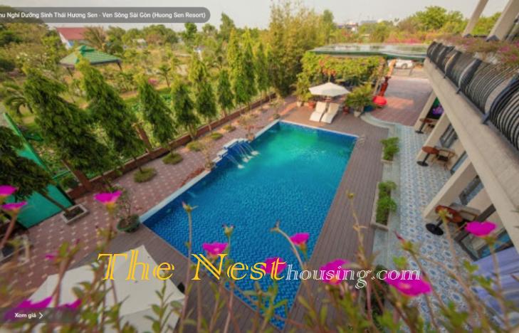 Huong Sen Resort for rent At Cu Chi Suburban, HCMC. 