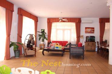 Charming villa in compound for rent, 4 bedrooms, big garden and swimming pool